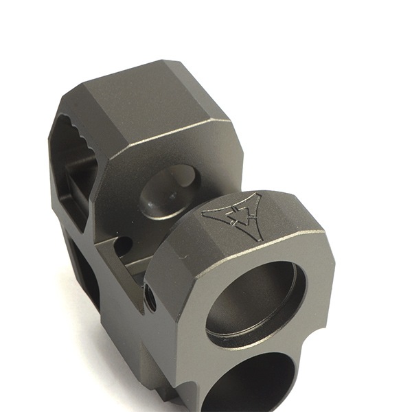 RGW KI VELOCITYタイプ コンペンセイター 14mm逆ネジ グレー