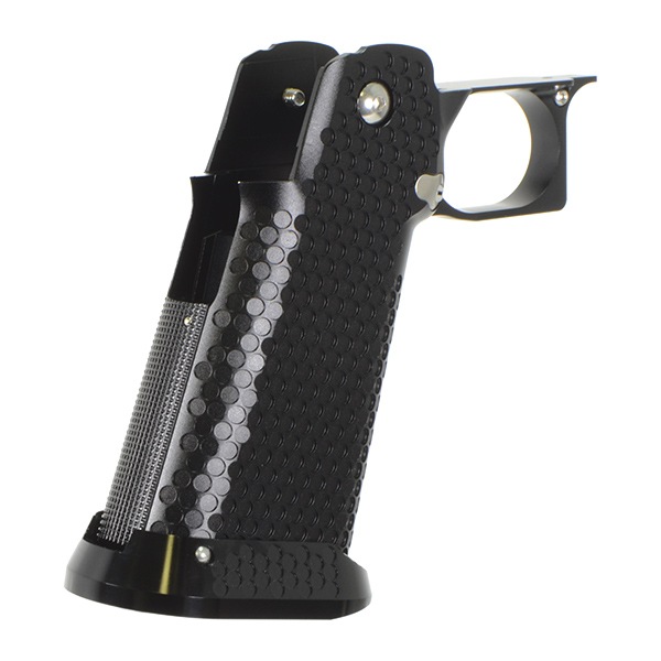 5KU Infinity タイプ CNC アルミニウム グリップ Type1 マルイ ハイキャパ シリーズ用 ブラック