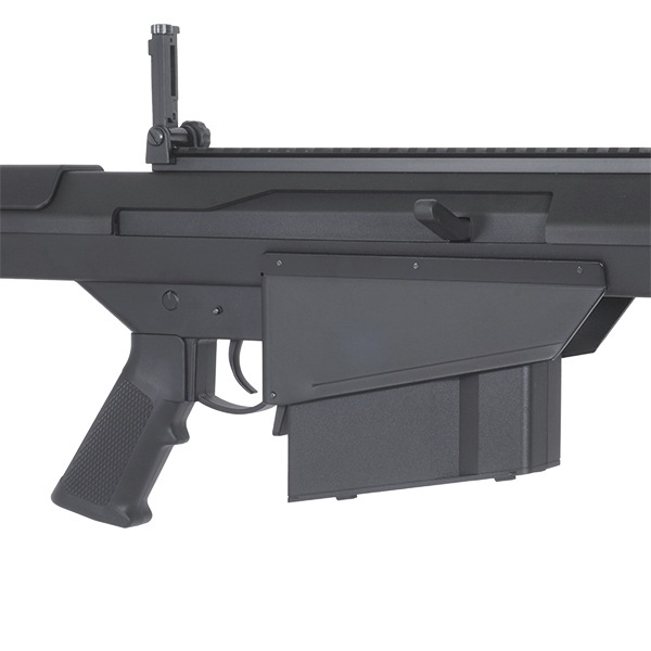 SNOW WOLF バレットM107 (対物ライフル) エアコッキングガン BARRETT FIREARMS ライセンス刻印ver ブラック