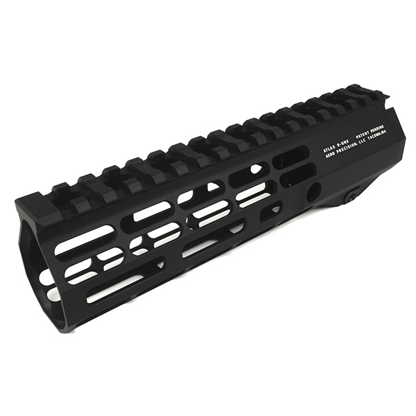 IRON AIRSOFT AEROタイプ AR15 ATLAS R-ONE M-LOKハンドガード (PTW/GBB M4シリーズ用) 7.3インチ [2202P]