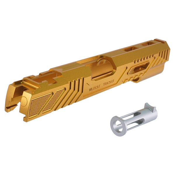 5KU WILD CAT タイプ CNC アルミスライド マルイ Hi-CAPA/1911 シリーズ用 ゴールド