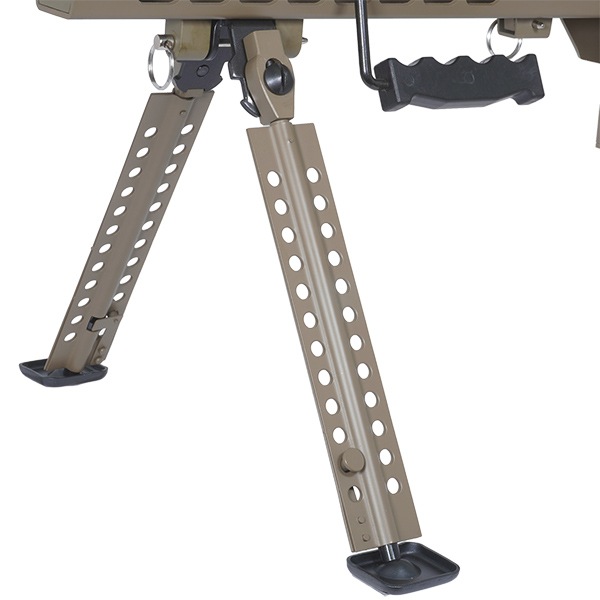 SNOW WOLF バレットM107 (対物ライフル) エアコッキングガン BARRETT FIREARMS ライセンス刻印ver デザートカラー