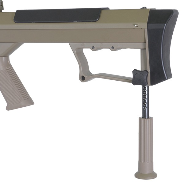 SNOW WOLF バレットM107 (対物ライフル) エアコッキングガン BARRETT FIREARMS ライセンス刻印ver デザートカラー