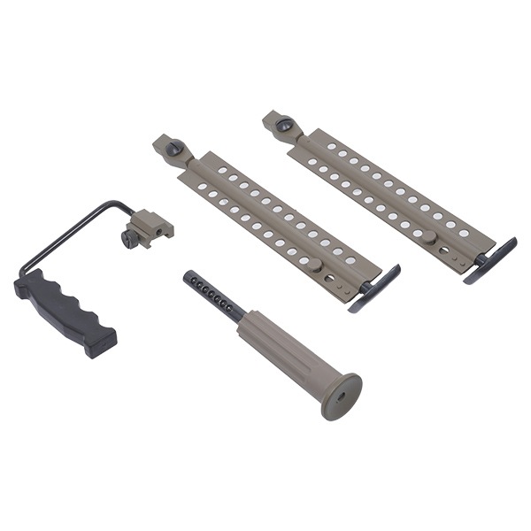 SNOW WOLF バレットM107 (対物ライフル) エアコッキングガン BARRETT FIREARMS ライセンス刻印ver デザートカラー