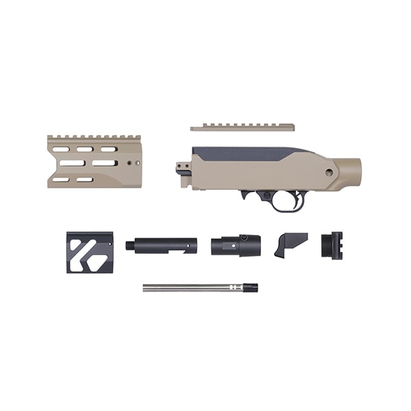 RGW X GBL KC02 タクティカルシャーシ DXビルドキット KJW KC02 GBB 用 4インチ Cerakote デザートカラー