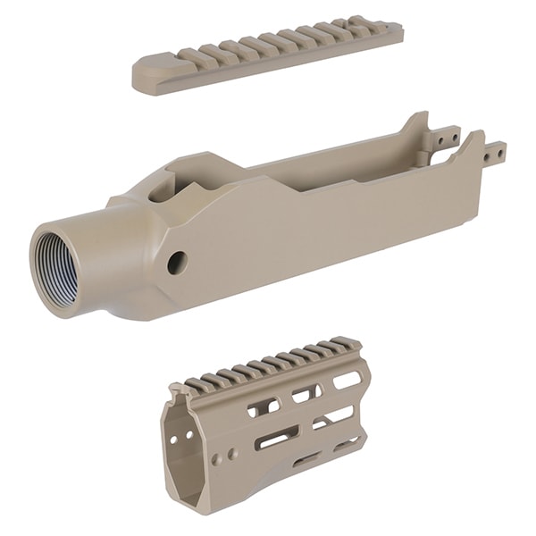 RGW X GBL KC02 タクティカルシャーシ DXビルドキット KJW KC02 GBB 用 4インチ Cerakote デザートカラー