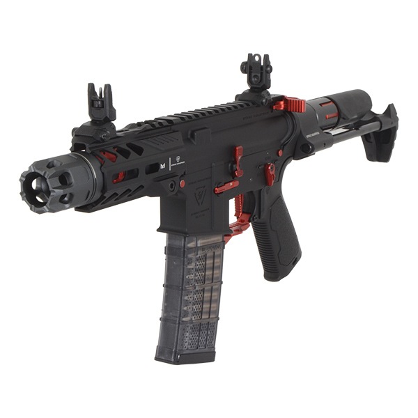 CGS EMG × T8 SP SYSTEMS STRIKE INDUSTRIES AR15 PDW ガスブローバック (SI Licensed) レッド