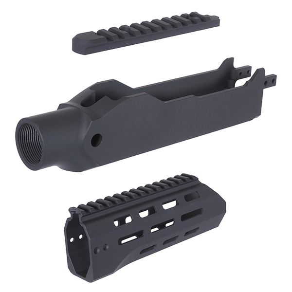 RGW X GBL KC02 タクティカルシャーシ DXビルドキット KJW KC02 GBB 用 7インチ Cerakote ブラック