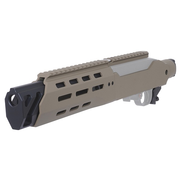 RGW X GBL KC02 タクティカルシャーシキット KJW KC02(10/22) GBB 用 7インチ Cerakote デザートカラー