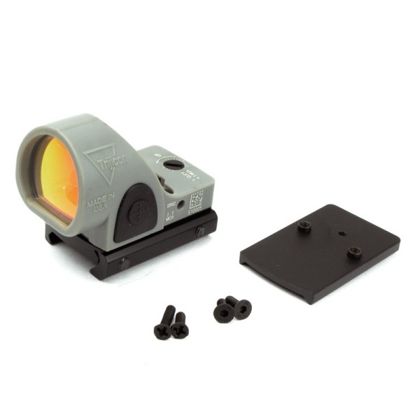 SOTAC ナイロン製 SROタイプ コンパクトドットサイト グロック用マウント付き グレー