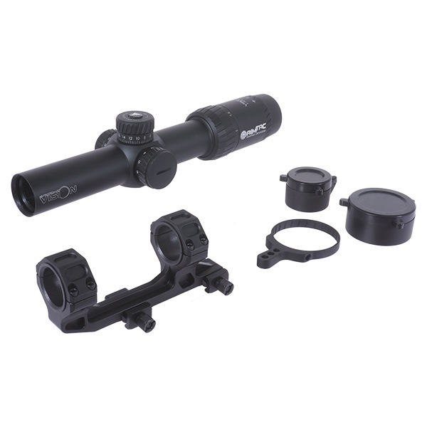 ARROW OPTICS / AIMTAC VISION HD 1-4.5x26 ライフルスコープ スコープマウントセット ブラック ハードケース付き