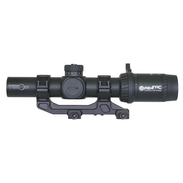 ARROW OPTICS / AIMTAC VISION HD 1-4.5x26 ライフルスコープ スコープマウントセット ブラック ハードケース付き