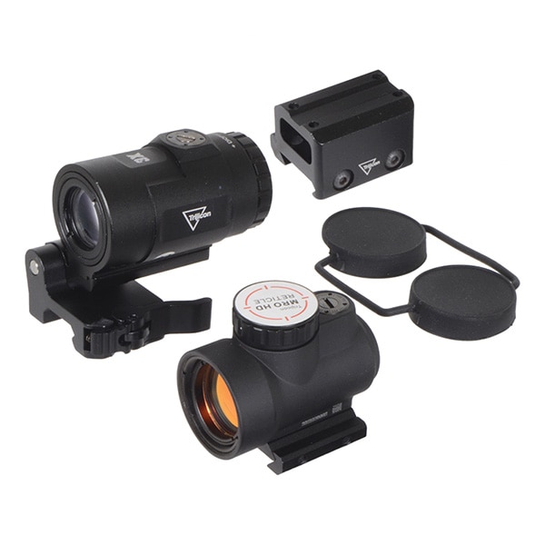 trijiconタイプ MRO HD マグニファイアセット Trijicon MRO HD タイプ ドットサイト キルフラッシュ付 ＆ Trijicon