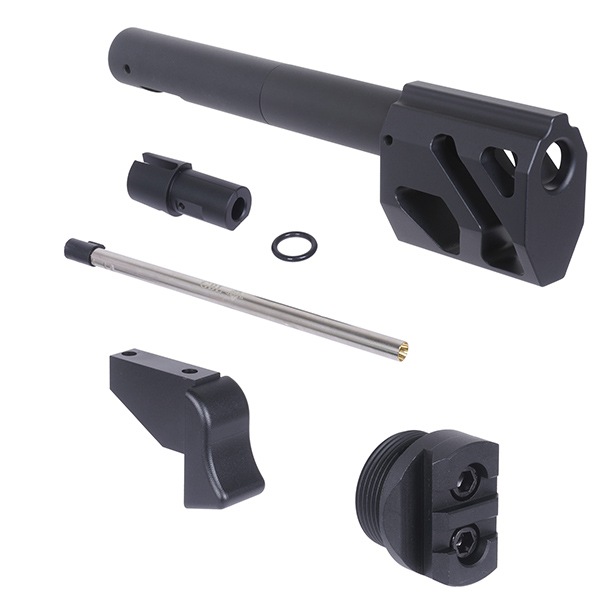 RGW X GBL KC02 タクティカルシャーシキット KJW KC02(10/22) GBB 用 7インチ Cerakote グレー