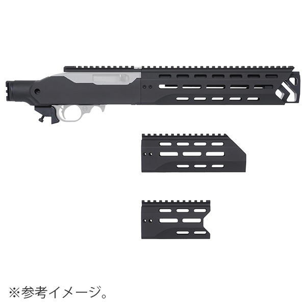 RGW X GBL KC02 タクティカルシャーシキット KJW KC02(10/22) GBB 用 7インチ Cerakote グレー