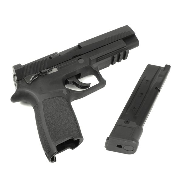 Asia Electric Guns AEG-F17 SIG P320 M17 フルサイズ ガスブローバックガン 無刻印ver. ブラック
