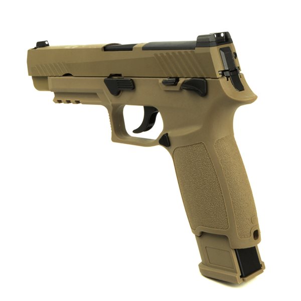 Asia Electric Guns AEG-F17 SIG P320 M17 フルサイズ ガスブローバックガン 無刻印ver. デザートカラー