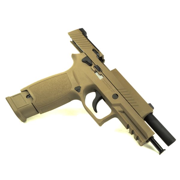 Asia Electric Guns AEG-F17 SIG P320 M17 フルサイズ ガスブローバックガン 無刻印ver. デザートカラー