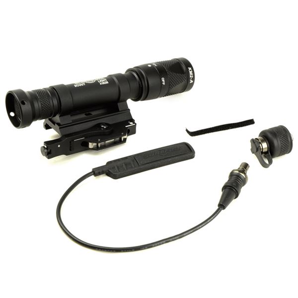 M620Vタイプ　フラッシュライト【ストロボ機能+スイングレバーマウント + リモート】 ブラック