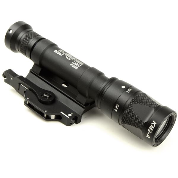 M620Vタイプ　フラッシュライト【ストロボ機能+スイングレバーマウント + リモート】 ブラック