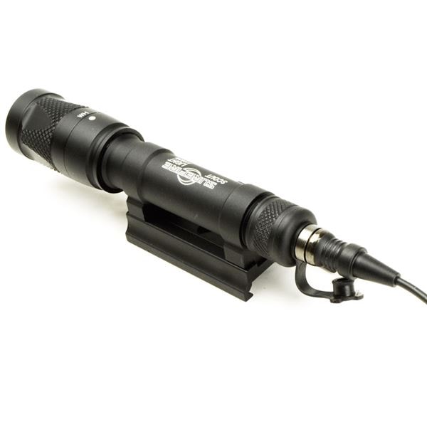 M620Vタイプ　フラッシュライト【ストロボ機能+スイングレバーマウント + リモート】 ブラック