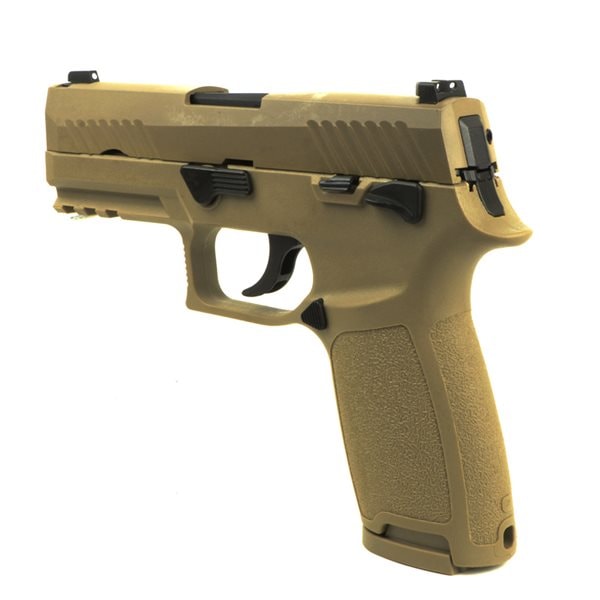 Asia Electric Guns AEG-F18 SIG P320 M18 キャリー ガスブローバックガン 無刻印ver. デザートカラー