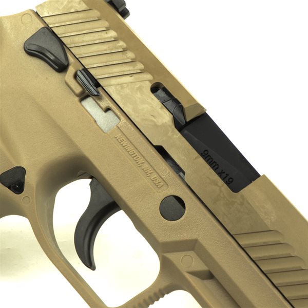 Asia Electric Guns AEG-F18 SIG P320 M18 キャリー ガスブローバックガン 無刻印ver. デザートカラー
