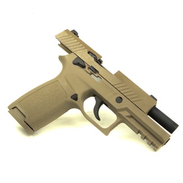 Asia Electric Guns AEG-F18 SIG P320 M18 キャリー ガスブローバックガン 無刻印ver. デザートカラー