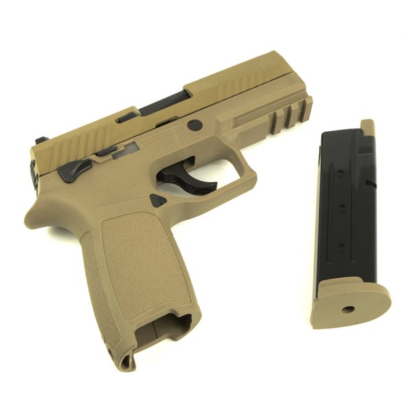Asia Electric Guns AEG-F18 SIG P320 M18 キャリー ガスブローバックガン 無刻印ver. デザートカラー