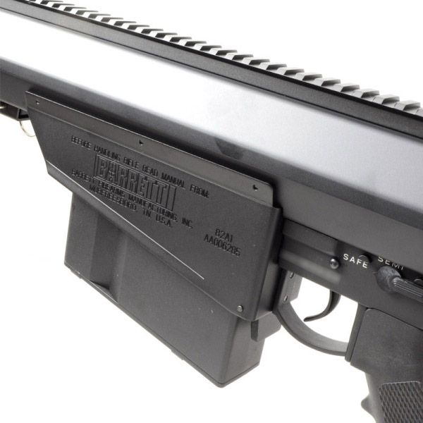 SNOW WOLF バレットM82A1 (対物ライフル) エアコッキング エアガン スコープセット BARRETT FIREARMS ライセンス刻印ver ブラック
