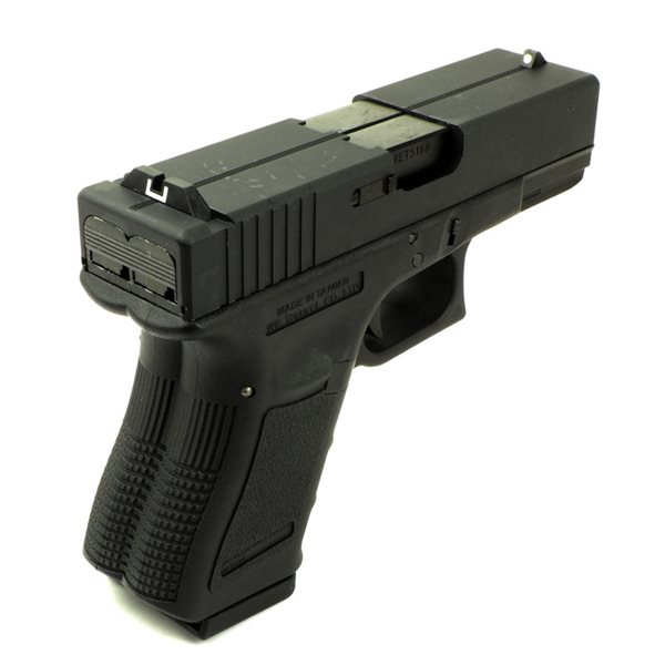 WE-TECH ダブルバレル G19 ガスブローバック ブラック