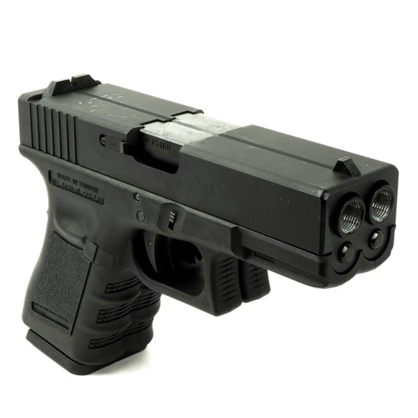 WE-TECH ダブルバレル G19 ガスブローバック ブラック