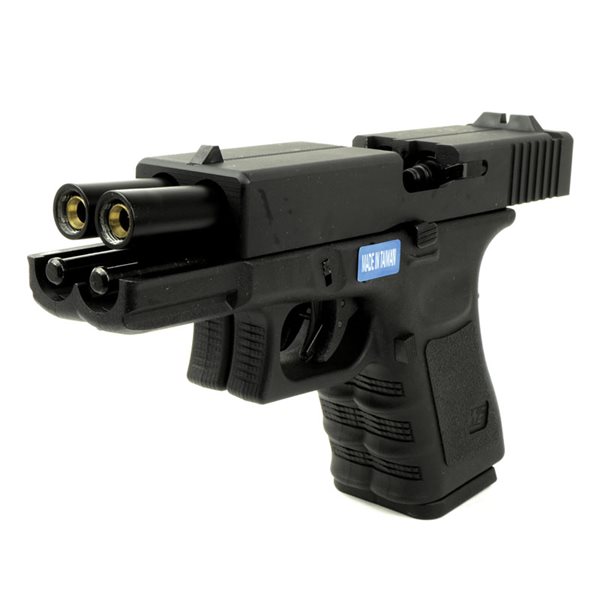 WE-TECH ダブルバレル G19 ガスブローバック ブラック