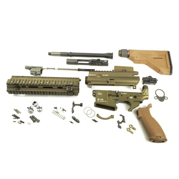 IRON AIRSOFT GHK M4 GBBシリーズ用 HK416A5 コンバージョンキット ＆ GHK M4 GBB パーツキット セット デザートカラー