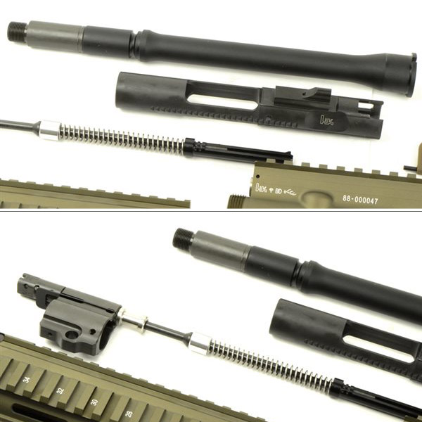 IRON AIRSOFT GHK M4 GBBシリーズ用 HK416A5 コンバージョンキット ＆ GHK M4 GBB パーツキット セット デザートカラー
