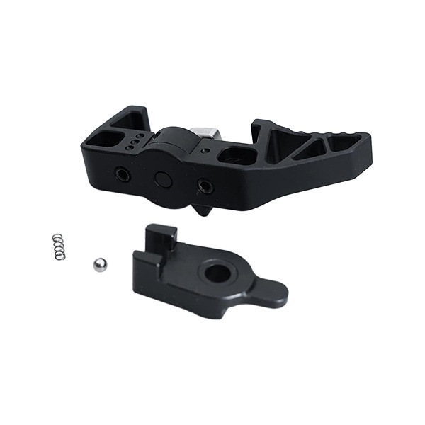 5KU CNC アルミニウム セレクタースイッチ チャージングハンドル タイプ3 Action Army AAP01 アサシン用 ブラック