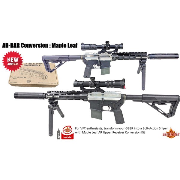 Maple Leaf ARボルトアクション コンバージョンキット 流量調整機能付 VFC M16/M4 V3 GBB用