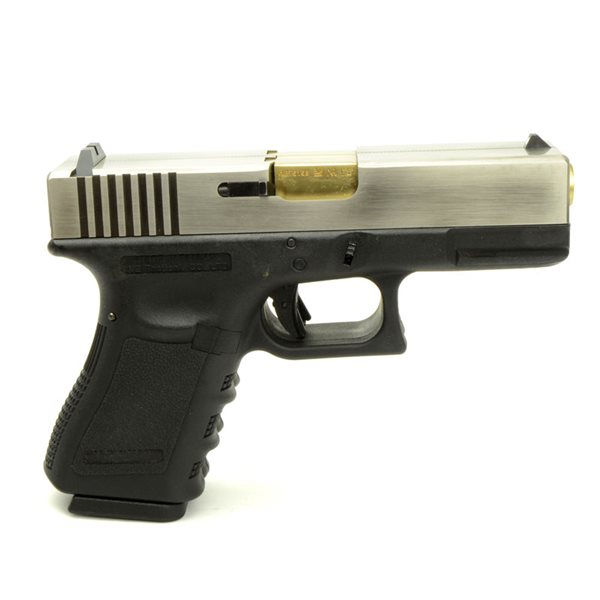 WE-TECH ダブルバレル G19 ガスブローバック シルバー