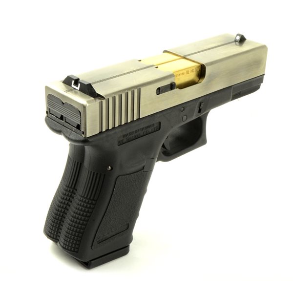 WE-TECH ダブルバレル G19 ガスブローバック シルバー