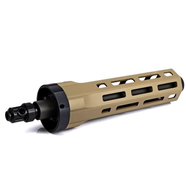ARES M45 電動サブマシンガン用 M-LOK CNC ハンドガード ミドル デザートカラー