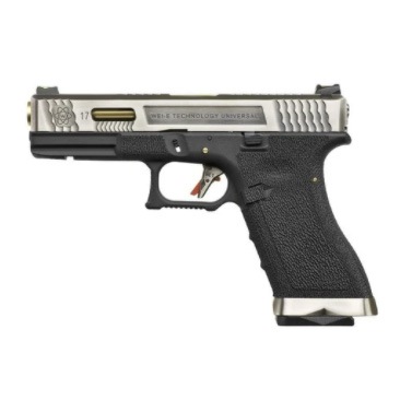 WE-TECH G17 T3 ガスブローバックガン シルバー