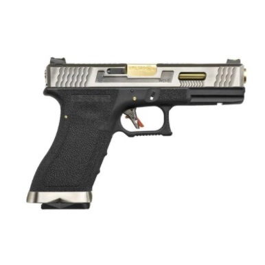 WE-TECH G17 T3 ガスブローバックガン シルバー