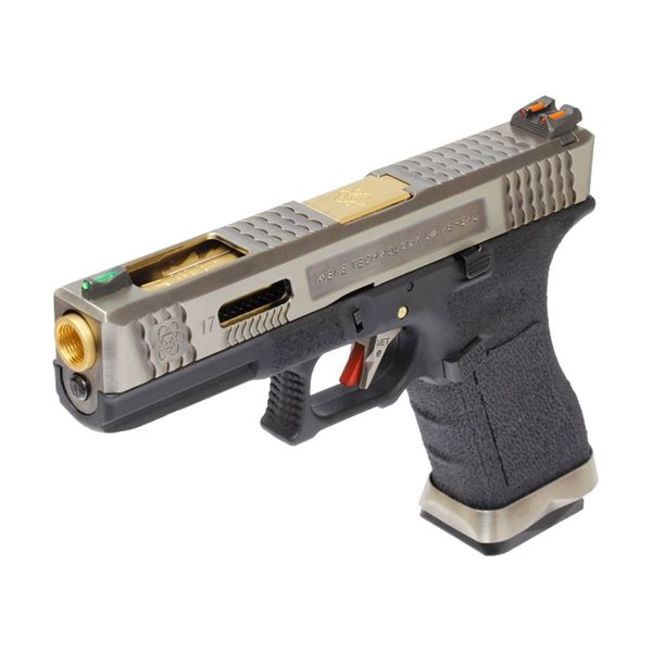 WE-TECH G17 T3 ガスブローバックガン シルバー