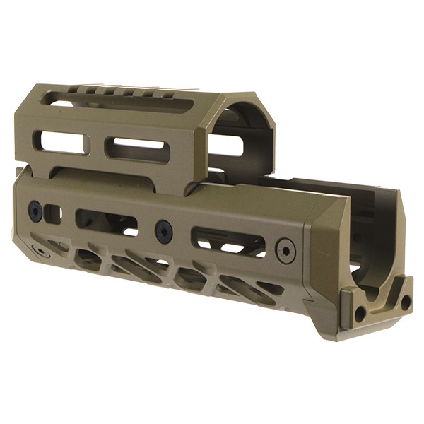 5KU KPYK CRC 1U040 タイプ AK M-LOK ショート ハンドガード GHK AK GBB用 デザートカラー