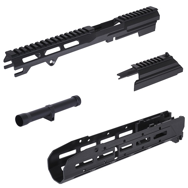 5KU SAG MK3.1 タイプ モノシリックハンドガード 東京マルイ AKM GBB用 ブラック