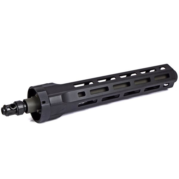 ARES M45 電動サブマシンガン用 M-LOK CNC ハンドガード ロング ブラック