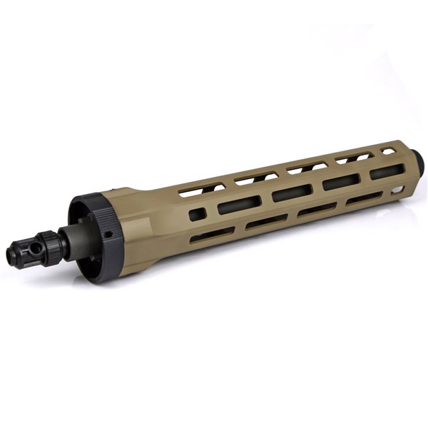 ARES M45 電動サブマシンガン用 M-LOK CNC ハンドガード ロング デザートカラー