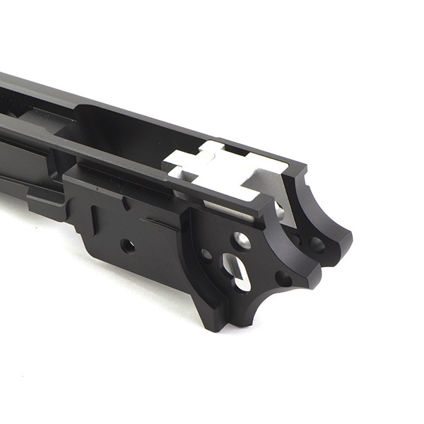 5KU アルミニウム 3.9インチ フレーム New.ver Type-4 マルイ ハイキャパ用 ブラック
