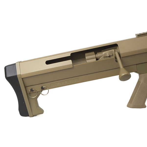 SNOW WOLF バレットM99 (対物ライフル) エアーコッキング BARRETT FIREARMS ライセンス刻印ver デザートカラー