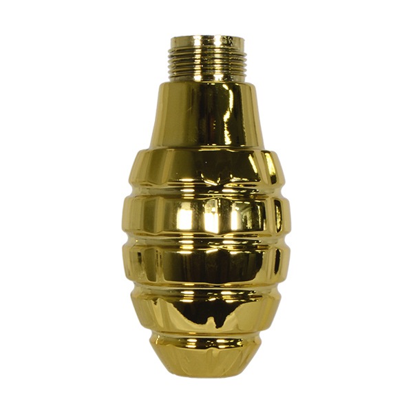 APS Hakkotsu CO2 サウンドスタングレネード Thunder B 用 ゴールドパイナップル(MkII Grenade)スタイル スペアシェル(12個入り)